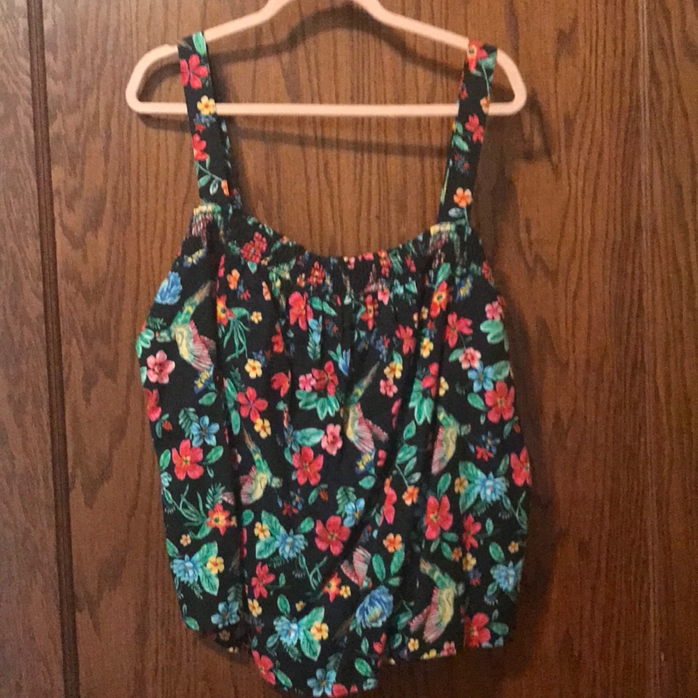 Old Navy Bright Tropical Floral Tank
